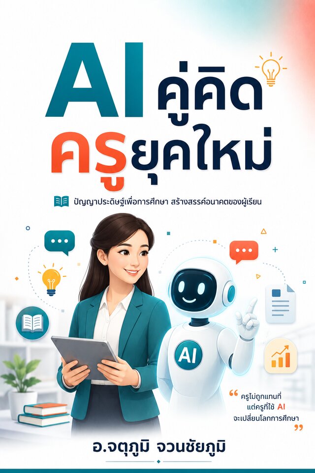 ปกหนังสือ AI คู่คิด ครูยุคใหม่